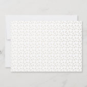 Elegant Roos Goud Wit Foto Geboorteaankondiging Aankondiging (Achterkant)