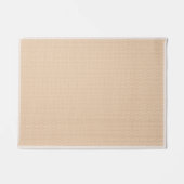 Elegant roos goud witte marmer ananas deurmat (Achterkant)