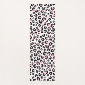 Elegant Roos Goud Zwart Luipaard Patroon Yogamat (Voorkant)