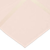 Elegant roos goud & zwart roze geometrisch korte tafelloper (Hoek)