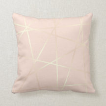 Elegant  roos goud & zwart roze geometrisch