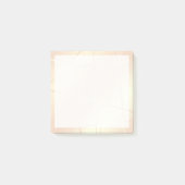 Elegant  roos goud & zwart roze geometrisch post-it® notes (Voorkant)