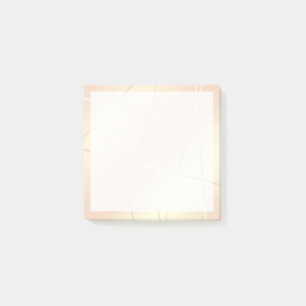 Elegant  roos goud & zwart roze geometrisch post-it® notes