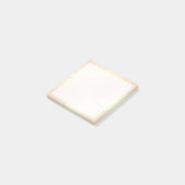 Elegant  roos goud & zwart roze geometrisch post-it® notes (Schuin)