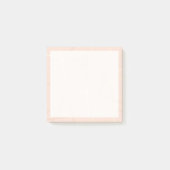 Elegant  roos goud & zwart roze geometrisch post-it® notes (Voorkant)