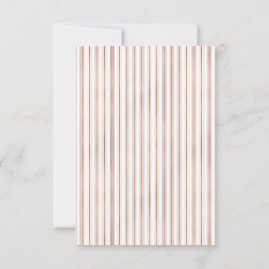 Elegant Roos Gouden Ananas Bruiloft RSVP Kaartje (Achterkant)