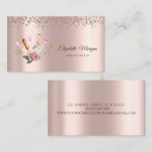 Elegant Roos Gouden Diamanten, Bloem, Bakkerij Ger Visitekaartje (Voorkant / Achterkant)