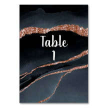 Elegant Roos Gouden Glitter en Grijze Agaat