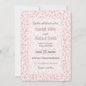 Elegant Roos Gouden Glitter Luipaard Patroon (Voorkant)