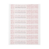 Elegant Roos Gouden Glitter Luipaard Patroon (Vel)