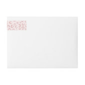 Elegant Roos Gouden Glitter Luipaard Patroon (Voorkant)