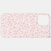 Elegant Roos Gouden Glitter Luipaard Patroon Case-Mate iPhone Case (Achterkant / Rechts)