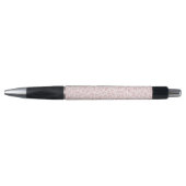 Elegant Roos Gouden Glitter Luipaard Patroon Pen (Voorkant)