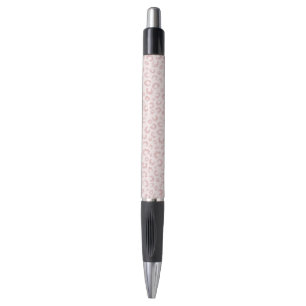 Elegant Roos Gouden Glitter Luipaard Patroon Pen