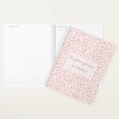 Elegant Roos Gouden Glitter Luipaard Patroon Planner (Display)