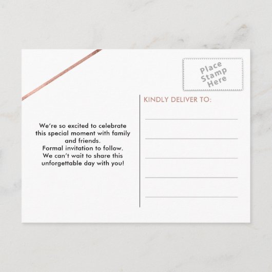 Elegant Roos Gouden Glitter Navy Blue Bat Mitswa Aankondigingskaart (Achterkant)