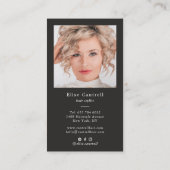 Elegant roos gouden glitter penseelstreek blush ro visitekaartje (Achterkant)