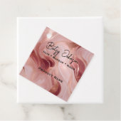 Elegant Roos Gouden Glitter Product Label (In situ)