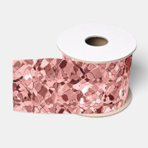 Elegant Roos Gouden Glitter Sparkle Glam Sequin Grosgrain Lint