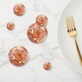 Elegant Roos Gouden Glitter Tafel Confetti