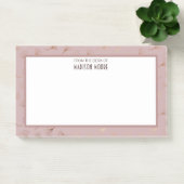 Elegant Roos Gouden Hand getrokken Bloemen Post-it® Notes (Kantoor)