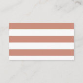 Elegant Roos Gouden Kalligrafie Bruiloft Online RS Visitekaartje (Achterkant)