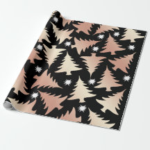 Elegant roos gouden kerstboomstructuur