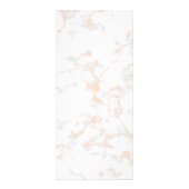 Elegant roos gouden lippen en marmer reclamekaart (Achterkant)