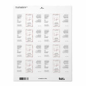 Elegant Roos Gouden Logo Haarolie 2OZ Dropper Fles Etiket (Full Sheet)