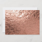 Elegant Roos gouden Sjabloon Blank Kaart (Voorkant)