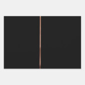 Elegant Roos gouden strepen Verpakkingspape Inpakpapier Vel (Voorkant 2)