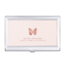 Elegant Roos goudfolie vlinder blush roze