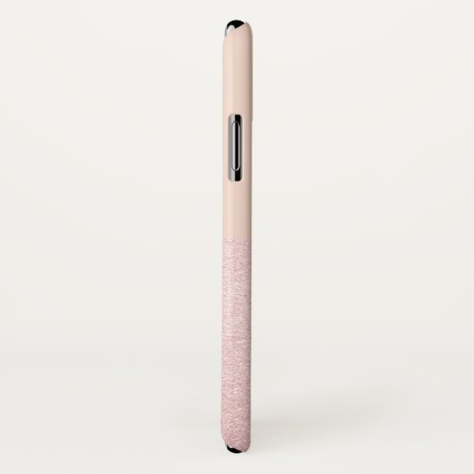 Elegant roos goudglitter en wazig roze Case-Mate iPhone case (Achterkant / rechts)