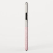 Elegant  roos goudglitter en witte marmer Case-Mate iPhone case (Achterkant/rechts)