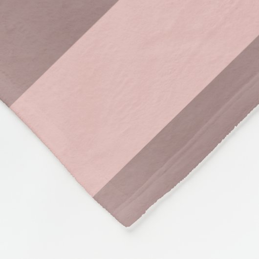 Elegant roos goudglitter en zwarte roze streep fleece deken (Hoek)