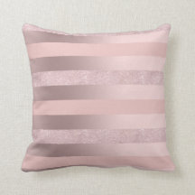 Elegant roos goudglitter en zwarte roze streep