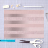 Elegant roos goudglitter en zwarte roze streep tissuepapier (Craft)