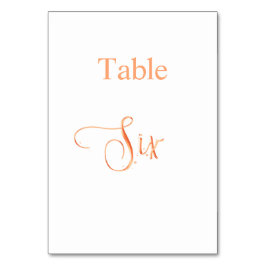 Elegant roos goudkalligrafietabel 6 kaart