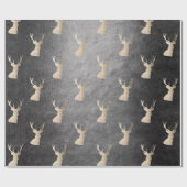 Elegant roos goudrendierpatroon cadeaupapier (Vlak)