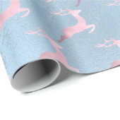 Elegant roos goudrendierpatroon cadeaupapier (Rol Hoek)