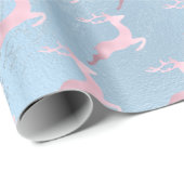 Elegant roos goudrendierpatroon cadeaupapier (Rol Hoek)