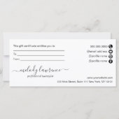 Elegant roos goudschaar (Achterkant)