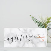 Elegant roos goudschaar (Staand voorkant)