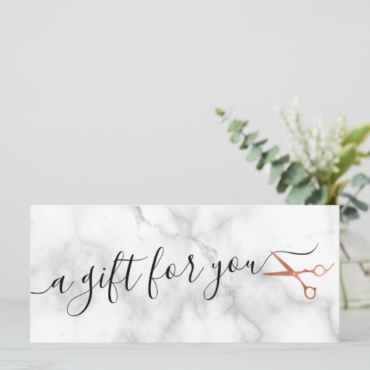 Elegant roos goudschaar (Staand voorkant)