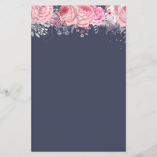 Elegant roos goudschaar flyer (Achterkant)