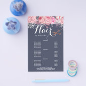 Elegant roos goudschaar flyer (Enkel)