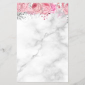 Elegant roos goudschaar flyer (Achterkant)