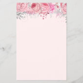 Elegant roos goudschaar flyer (Achterkant)