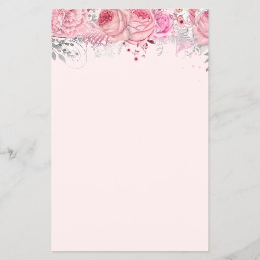 Elegant roos goudschaar flyer (Achterkant)