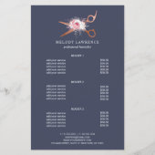 Elegant roos goudschaar flyer (Voorkant)